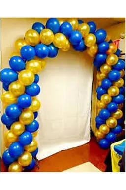 Blue & Golden Entrance Arch Decoration