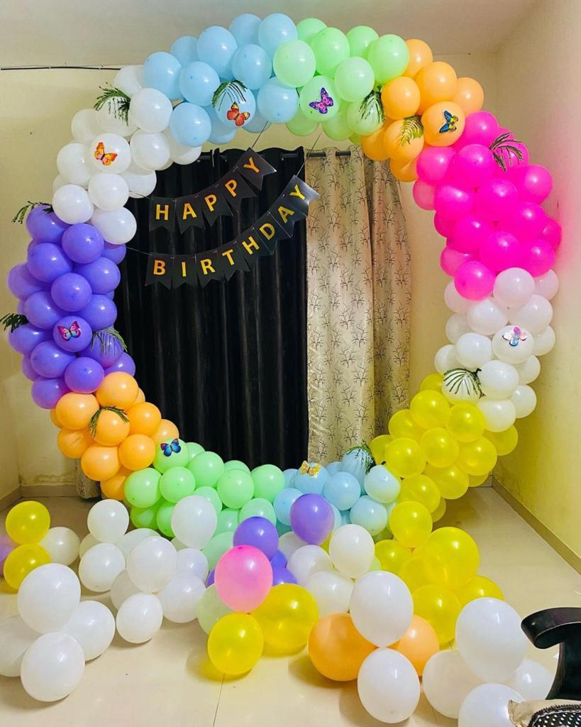 Rainbow Ring Balloon Setup