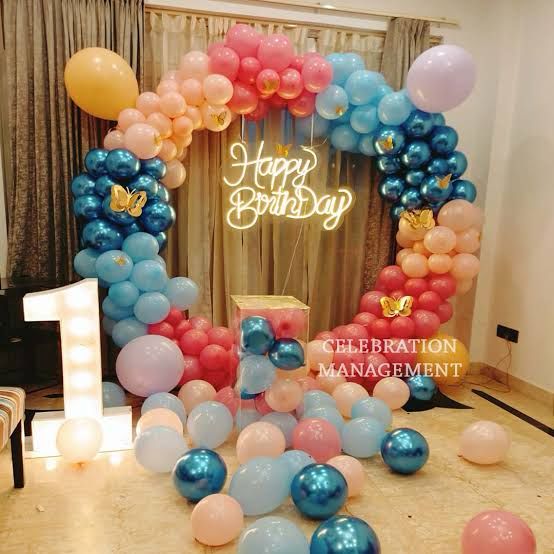 Pastel Ring Setup (1st Birthday) – birthday decoration by ARVDecor