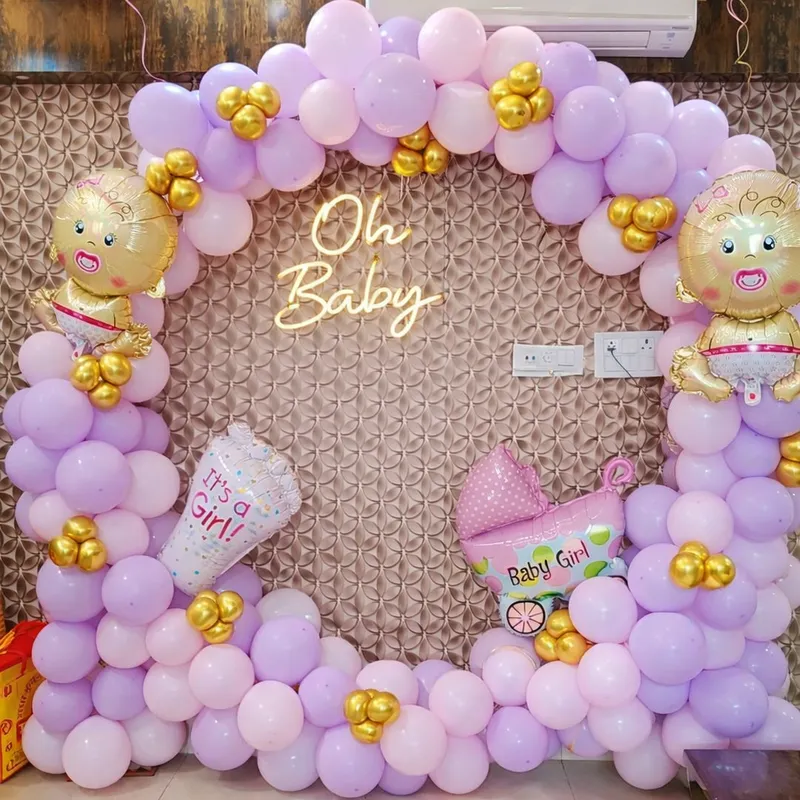 Oh Baby Girl Ring Setup – welcome baby decoration by ARVDecor